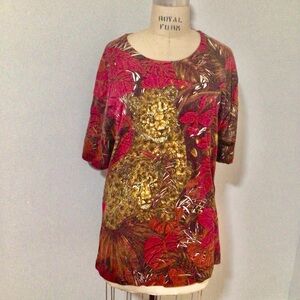 Authentic Salvatore Ferragamo top size large